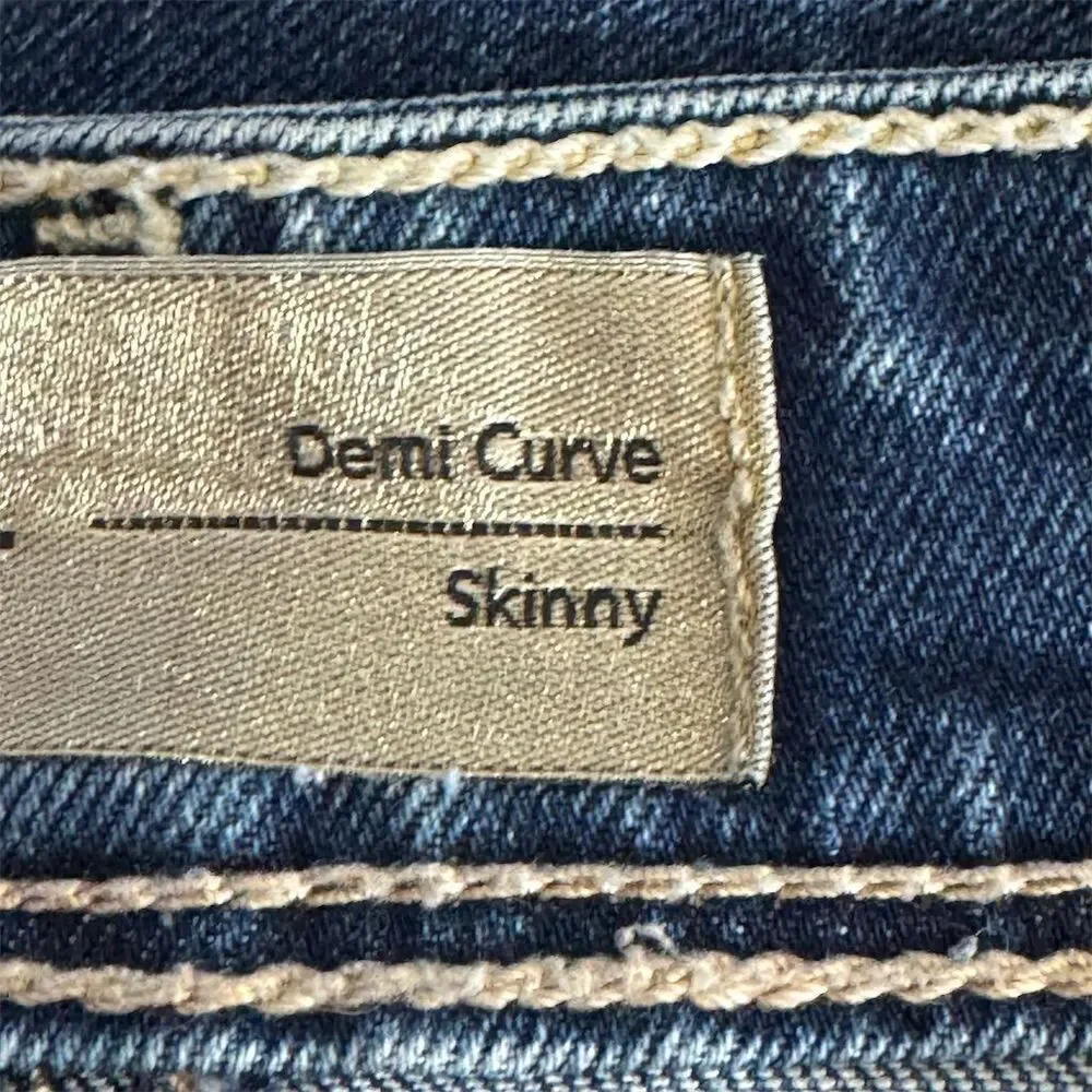 Levi's Revel Demi Curve Skinny Jeans Size 24 Blue Denim Medium Wash - Picture 5 of 11